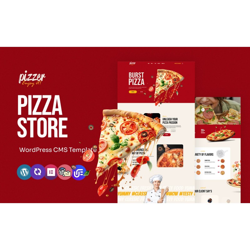 Pizzer - Pizza Restaurant And FastFood Multipurpose WordPress Elementor Theme
