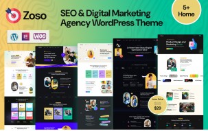 Zoso &ndash; SEO & Digital Marketing Agency WordPress Theme