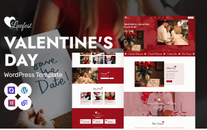 Luvfest - Romantic Valentine&rsquo;s Day Celebration And Dating WordPress Elementor Theme