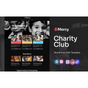Mercy - Nonprofit Charity Trust And Donation WordPress Elementor Theme