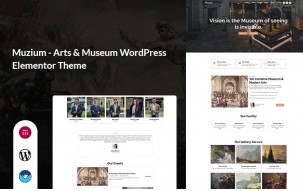 Muzium - Arts & Museum WordPress Elementor Theme