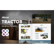 Tiller - Agricultural Machinery, Farming Tools And Tractor WordPress Elementor Theme
