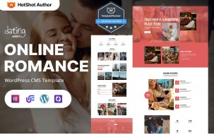 Dating Agency - Romantic Matchmaking And Love Finder WordPress Elementor Theme