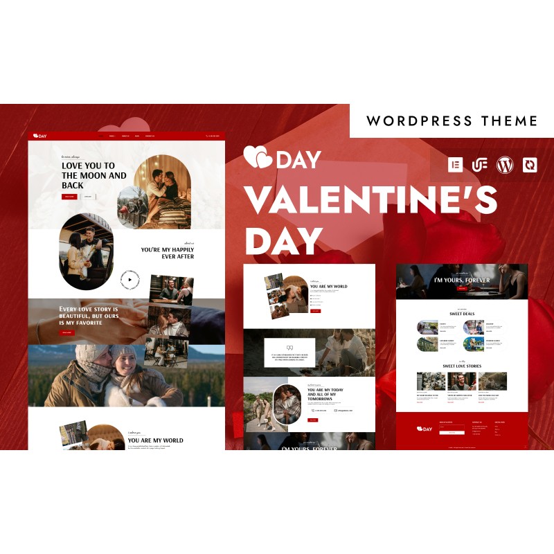 Love Day - St. Valentine&rsquo;s Special, Love & Couples WordPress Elementor Theme