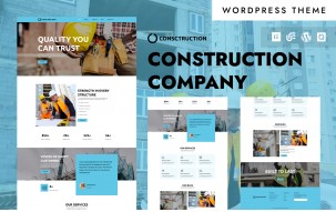 Consctruction - Engineering & Construction Firm WordPress Elementor Theme