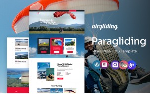Airgliding - Paragliding and Adventure WordPress Elementor Theme