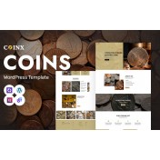 Coinx - Numismatic Museum And Rare Coins WordPress Elementor Theme