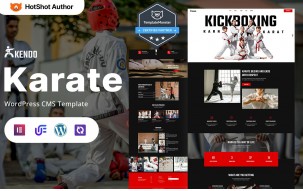 Kendo - Karate Dojo And Martial Arts karate WordPress Responsive Theme