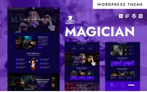 Wizgit - Magician, Magic Tricks & Circus Performer WordPress Elementor Theme