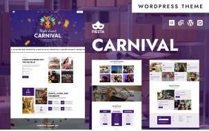 Fiesta - Carnival Shows & Celebration WordPress Elementor Theme