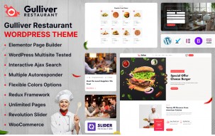 Gulliver Restaurant WordPress Theme