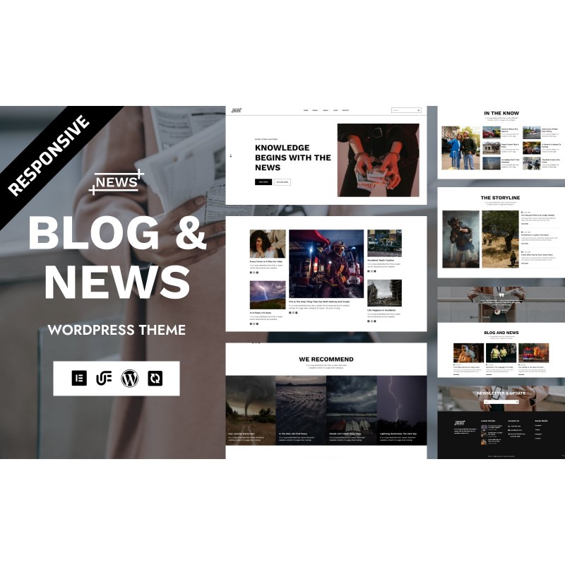 News Pulse - Digital News & Magazine WordPress Elementor Theme
