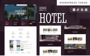 George House - Hotel & Resort Booking WordPress Elementor Theme