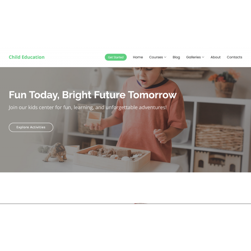 TishKidsCenter &ndash; Kids Center WordPress Theme