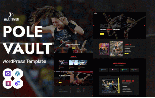 Vault Fusion - Pole Vault Training And Coaching WordPress Elementor Theme