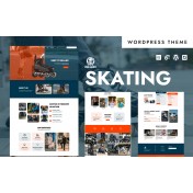 RollerX - Roller Skating & Extreme Sports WordPress Elementor Theme