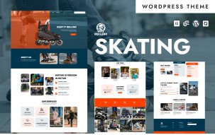 RollerX - Roller Skating & Extreme Sports WordPress Elementor Theme