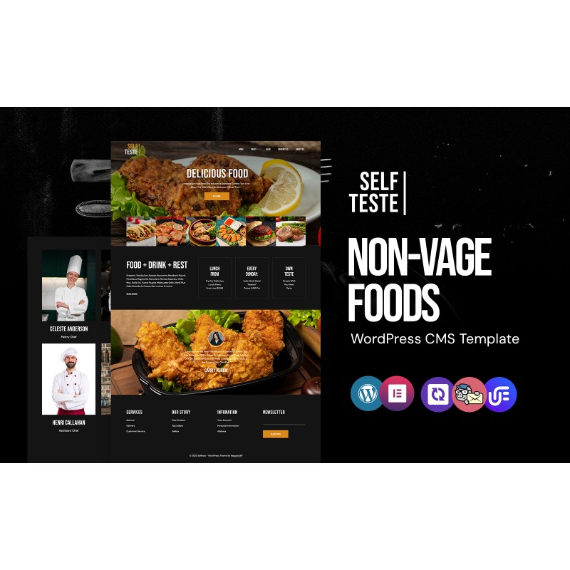 Selftest - Restaurant and Nonveg Food WordPress Elementor Theme
