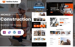 Archico - Construction And Building Company WordPress Elementor Theme