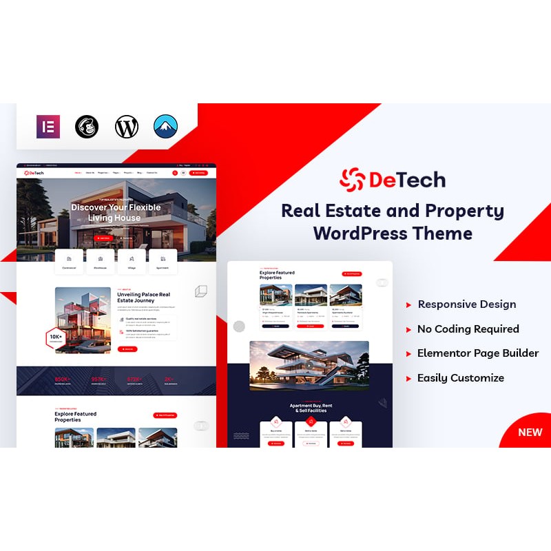 Detech - Realestate WordPress Theme