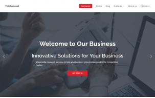 TishBusiness8 &ndash; Corporate and Business WordPress Theme
