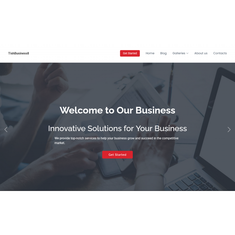 TishBusiness8 &ndash; Corporate and Business WordPress Theme
