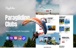 Flyglidin - Paragliding and Adventure Multipurpose WordPress Elementor Theme