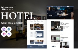 Grand Hotel - Elegant Hotel And Resort WordPress Elementor Theme