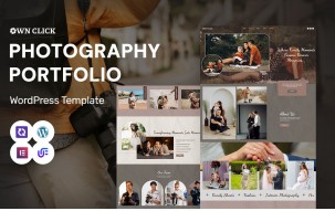 Own Click - Photography Portfolio WordPress Elementor Theme