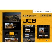 PowerLift - JCB & Industrial Machinery WordPress Elementor Theme