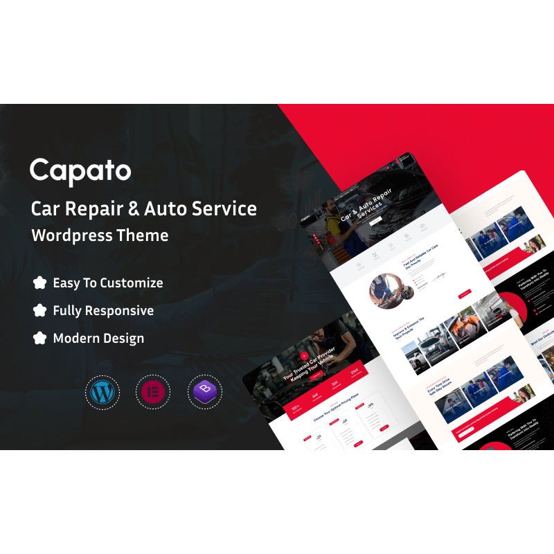 Capato - Car Repair & Auto Services WordPress Theme