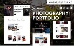 Picture Art - Creative Photography Portfolio & Event Photography WordPress Elementor Theme
