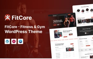 Fitcore - Fitness and Gym WordPress Theme