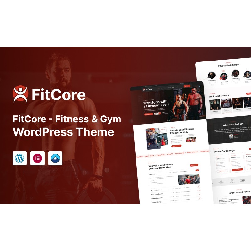 Fitcore - Fitness and Gym WordPress Theme