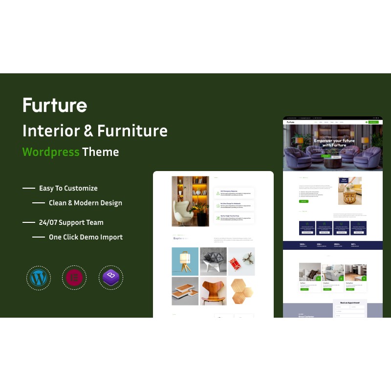 Furture - Interior And Furniture WordPress Theme