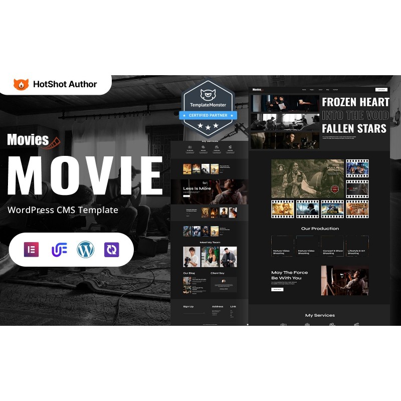Movies - Movie And Film Studio WordPress Elementor Theme