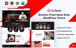 Detech - Butcher & Fresh Meat WordPress Theme