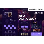 AstralVibe - Astrology & Horoscope Predictions WordPress Elementor Theme