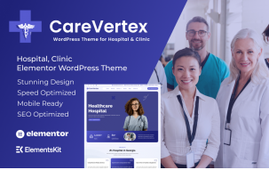 CareVertex - Modern Hospital WordPress Theme