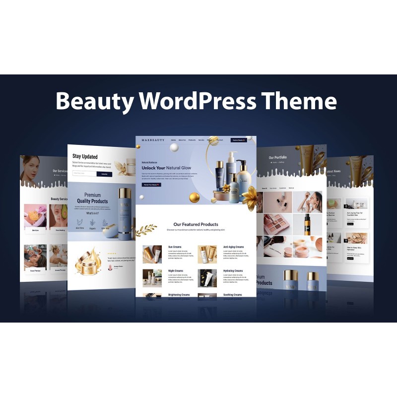 Maxbeauty - Beauty and Cosmetics WordPress Theme