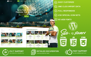 Tenniva - Tennis Club WordPress Theme