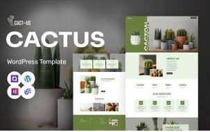 Cact-Us - Cactus Nursery And Landscaping WordPress Elementor Theme