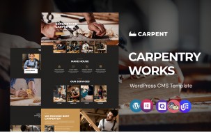 Carpent - Handyman Woodworking And Carpentry Services WordPress Elementor Theme