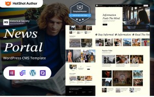 Historical Society - Ultimate News And Magazine WordPress Elementor Theme