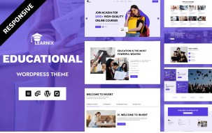Learnix - Education & eLearning WordPress Elementor Theme