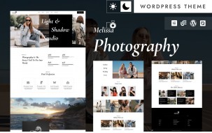 Melissa - Professional Photography Studio WordPress Elementor Theme