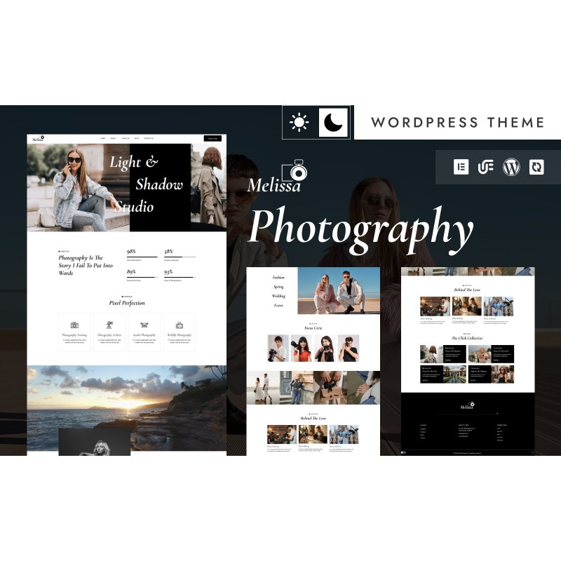 Melissa - Professional Photography Studio WordPress Elementor Theme