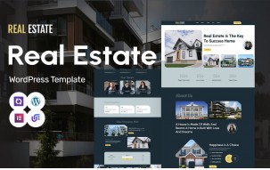 Real Estate - Real Estate Broker And Agent WordPress Elementor Theme