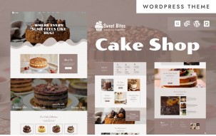 Sweet Bite - Cake Shop & Pastry WordPress Elementor Theme