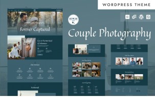 Ade Line - Pre-Wedding & Couple Photography WordPress Elementor Theme